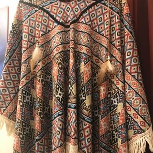Modcloth Southwestern style poncho